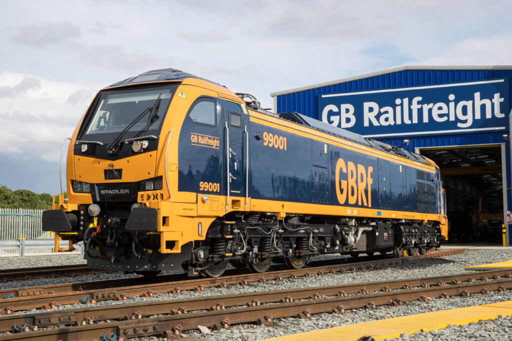 Richard-Gennis-Class-99-outside-Peterborough-Maintenance-Hub-1024×683